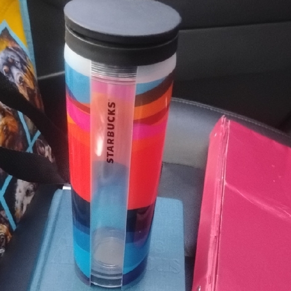 Starbucks Other - Starbucks Multicolor Striped Tumbler